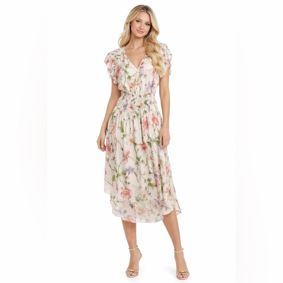 Current Air Dresses & Skirts - 595 Current Air Los Angeles Floral Sleeveless Dress Size small